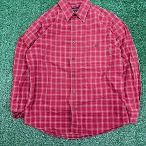 Woolrich red plaid button-up shirt Vintage